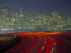 Autoroute rouge